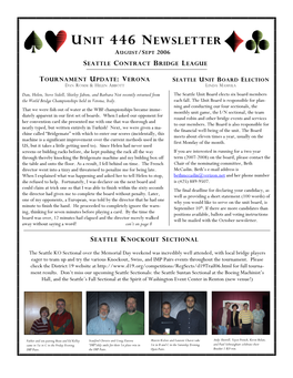 Unit 446 Newsletter August/Sept 2006