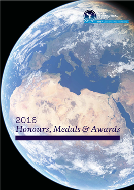 2016 Honours, Medals & Awards