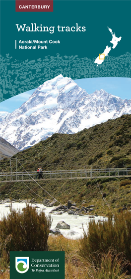 Walking Tracks in Aoraki Mount Cook National Park