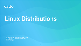 Linux Distributions