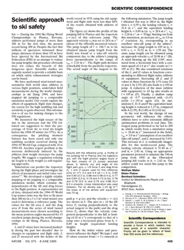 Scientific Approach to Ski Safety