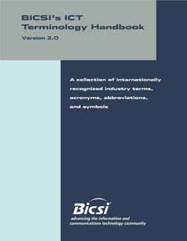 ICT Terminology Handbook