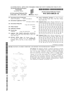 WO 2015/188120 Al 10 December 2015 (10.12.2015) P O P C T