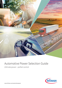 Automotive Power Selection Guide Ultimate Power – Perfect Control
