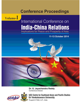 IND-China Relation Volume-I-Cover