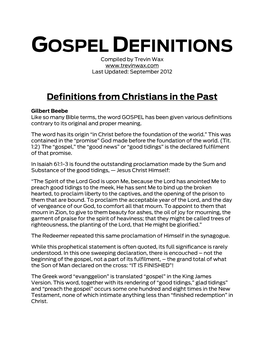 Gospel-Definitions.Pdf