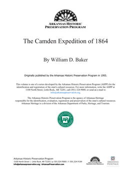The Camden Expedition of 1864
