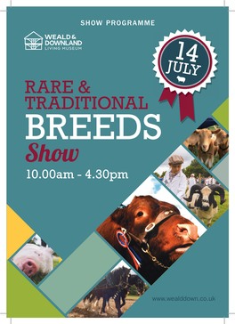 Rare Breeds Programme 2019.Indd