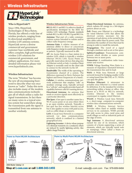 4 Wireless Infrastructure