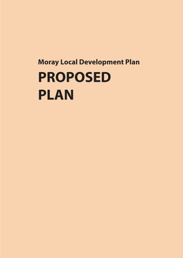 Proposed Plan – Contents