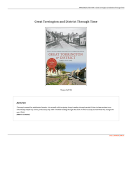 Read Ebook Great Torrington and District Through Time