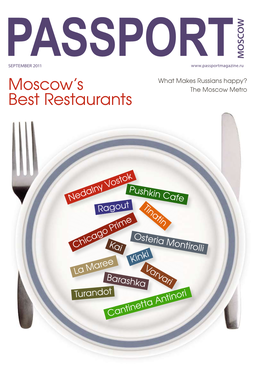 Moscow's Best Restaurants