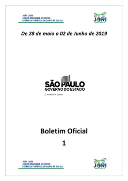 Boletim Oficial 1