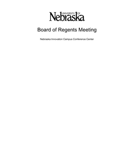 Board of Regents Meeting