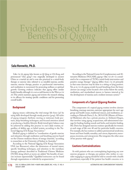 Evidence-Based Health Benefits of Qigong