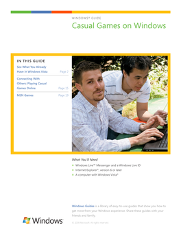 Casual Games on Windows