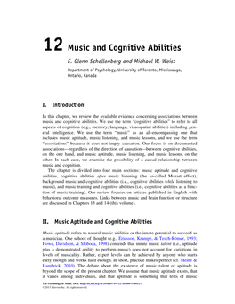 12 Music and Cognitive Abilities E