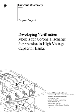 Developing Verification Models for Corona Discharge Suppression in High Voltage Capacitor Banks