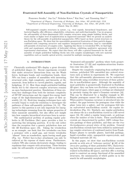 Arxiv:2010.03087V2 [Cond-Mat.Soft] 17 May 2021