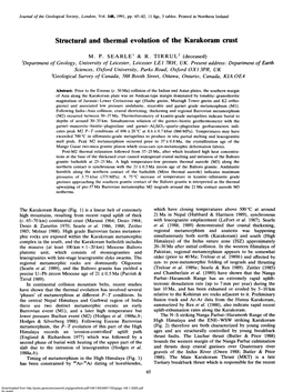 Structural and Thermal Evolution of the Karakoram Crust