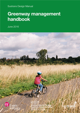 Download Our Greenway Management Handbook