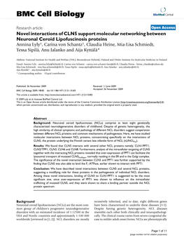 BMC Cell Biology Biomed Central