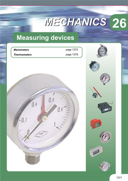 Measuring Devices Thermometers MECHANICS