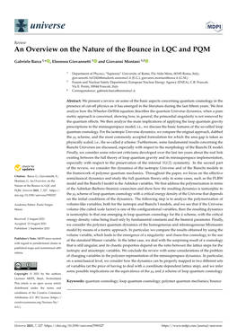 An Overview on the Nature of the Bounce in LQC and PQM