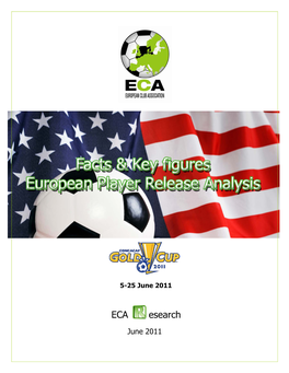 ECA Player Release Analysis 2011 Gold Cup.Pdf