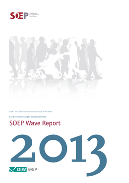 SOEP Wave Report 2013 ﻿