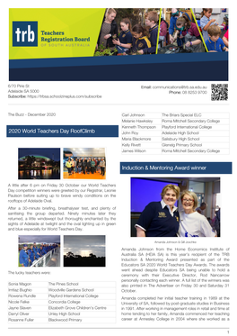 Teachers Registration Board of South Australia Enewsletter