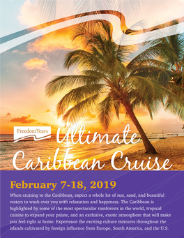 Ultimate Caribbean Cruise Important Information (Page 1)