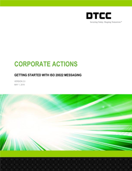 Corporate Actions