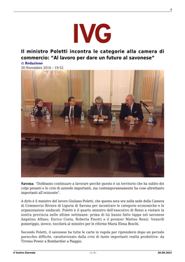 Il Vostro Giornale - 1 / 4 - 30.09.2021 2