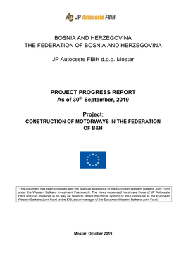 Bosnia and Herzegovina the Federation of Bosnia and Herzegovina
