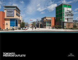 Toronto Premium Outlets® the Simon Experience — Where Brands & Communities Come Together