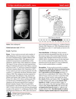 Vertigo Modesta Parietalis Ancey Vertigo Modestaland Parietalis Snail, Page 