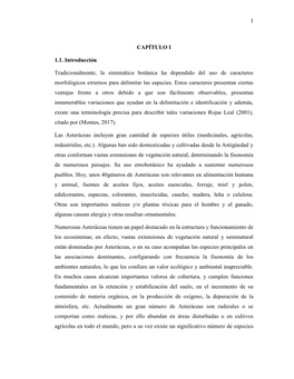 CAPÍTULO I 1.1. Introducción Tradicionalmente, La Sistemática