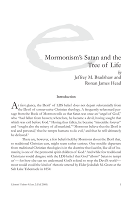 Mormonism's Satan and the Tree of Life