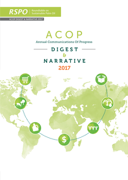 A C O P Annual Communications of Progress DIGEST & NARRATIVE 2017 NOTE on DATA SETS