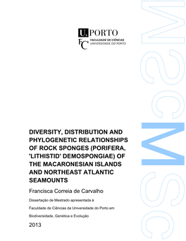 Diversity, Distribution and Phylogenetic Relationships of Rock Sponges of the Macaronesian Islands and NEA Seamounts