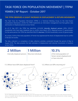 Task Force on Population Movement | Tfpm