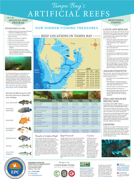 Artificial Reefs Brochure English