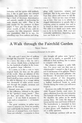 A Walk Through the Fairchild Garden Nrxou Smrr,Pv