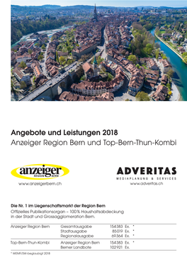 Tarife Anzeiger Region Bern 2018