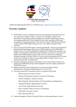 CERN Baltic Group Summary 2Nd Meeting Final.Pdf