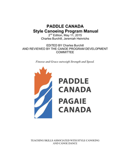 Canadian “Style” Paddling