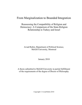 From Marginalization to Bounded Integration