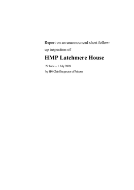 HMP Latchmere House