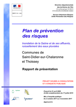 Plan De Prévention Des Risques